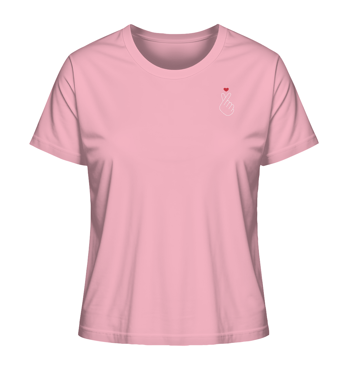 Heart | Damen Organic Shirt - Gomawo Korea - Damen - Südkorea - Korea - Bekleidung - Clothing - K - Streetwear - K - Clothing - K - Vibes