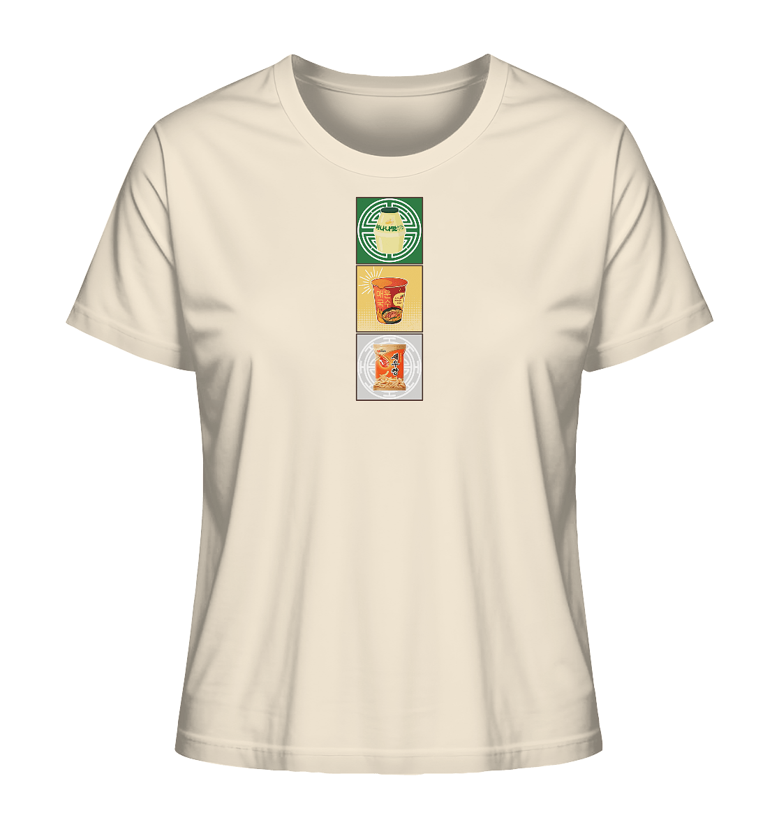 Korean Snacks | Damen Organic Shirt - Gomawo Korea - Damen - Südkorea - Korea - Bekleidung - Clothing - K - Streetwear - K - Clothing - K - Vibes